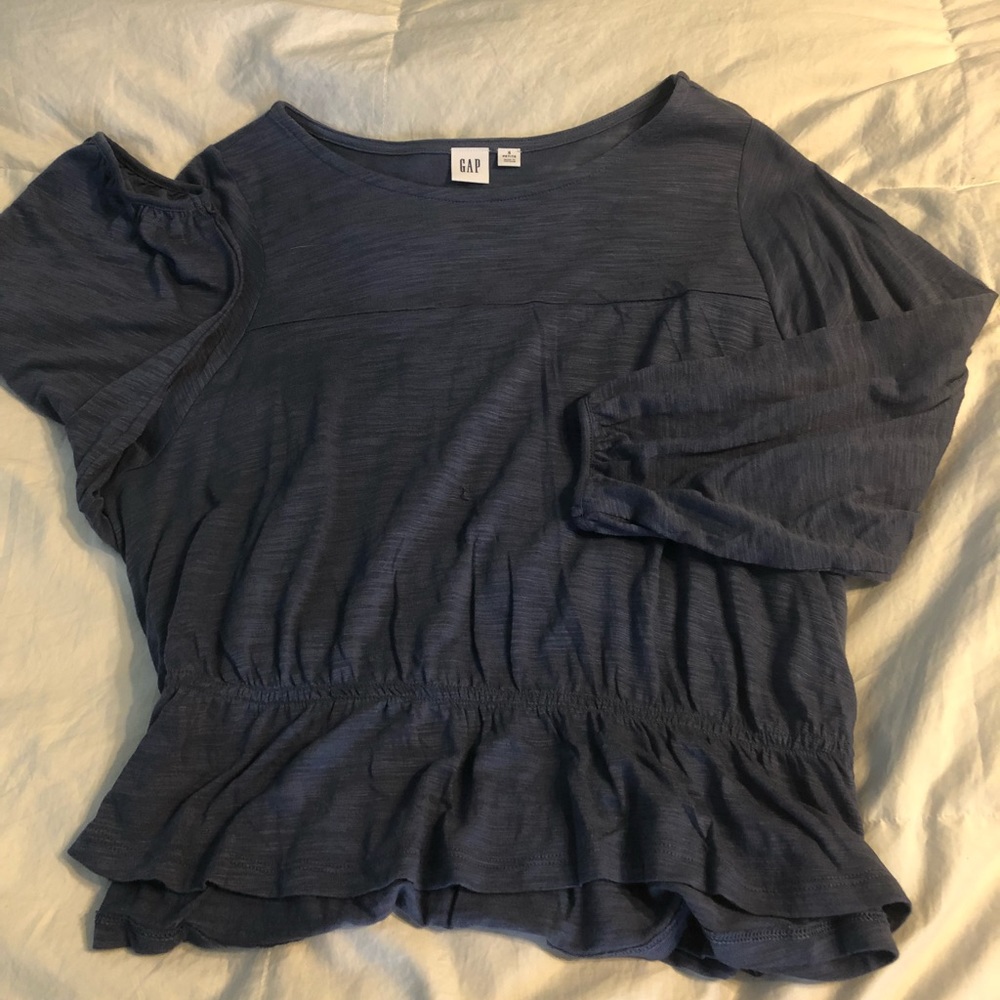 Cute, ruffled, Gap shirt